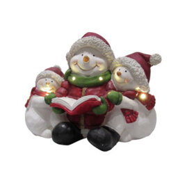 SecureFix Direct Light Up Snowman Family Christmas Figurine (Xmas Led Festive Ornament) - thumbnail 3