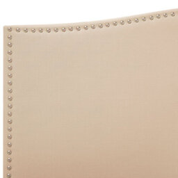 Beliani Bed Fabric Montpellier 180 X 200 Cm (Eu Super King) Beige - thumbnail 8