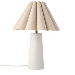 Harbour Studio Riley Wire Oval Cream Antique Brass Effect Table Lamp - thumbnail 2