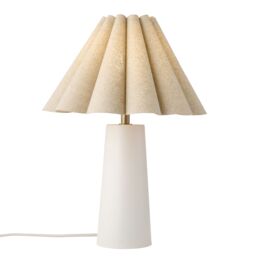 Harbour Studio Riley Wire Oval Cream Antique Brass Effect Table Lamp - thumbnail 3