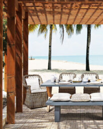 Beliani Garden Armchair Maros Rattan Natural - thumbnail 2