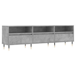Berkfield Tv Cabinet Concrete Grey 150X30X44.5 Cm Engineered Wood - thumbnail 2