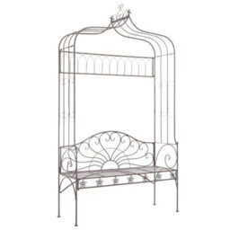 Walplus Garden Bench 122 Cm Iron Antique Brown