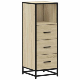 Berkfield Bathroom Cabinet Sonoma Oak 35X37.5X100 Cm Engineered Wood - thumbnail 2