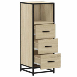 Berkfield Bathroom Cabinet Sonoma Oak 35X37.5X100 Cm Engineered Wood - thumbnail 6