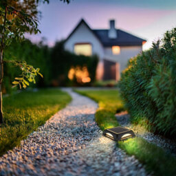 Luminosa Lighting Luminosa Solarleuchte Square Outdoor Spike Matt Black Ip65 Led 3000K - thumbnail 8