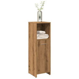 Berkfield Bathroom Cabinet Artisan Oak 30X30X95 Cm Engineered Wood - thumbnail 1