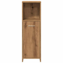 Berkfield Bathroom Cabinet Artisan Oak 30X30X95 Cm Engineered Wood - thumbnail 4