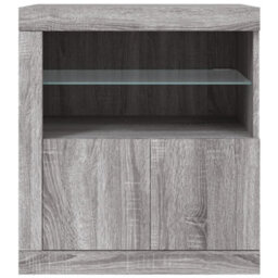 Berkfield Sideboard With Led Lights Grey Sonoma 60.5X37X67 Cm - thumbnail 6