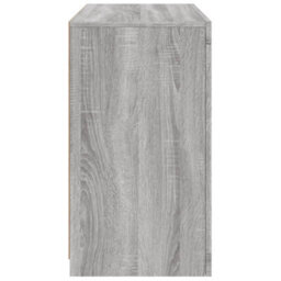 Berkfield Sideboard With Led Lights Grey Sonoma 60.5X37X67 Cm - thumbnail 8