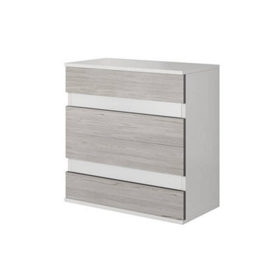 Arte Chic White Matt Chest Of Drawers H900mm W900mm D430mm - Modern Design With Kathult Decor - image 1