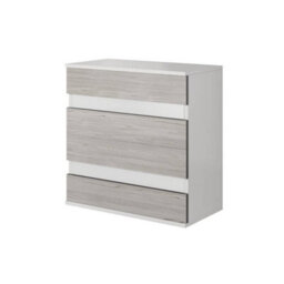 Arte Chic White Matt Chest Of Drawers H900mm W900mm D430mm - Modern Design With Kathult Decor - thumbnail 1