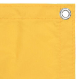 Berkfield Balcony Screen Yellow 120X600 Cm Oxford Fabric - thumbnail 2