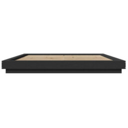 Berkfield Bed Frame With Led Lights Without Mattress Black 180X200Cm - thumbnail 5