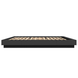 Berkfield Bed Frame With Led Lights Without Mattress Black 180X200Cm - thumbnail 6