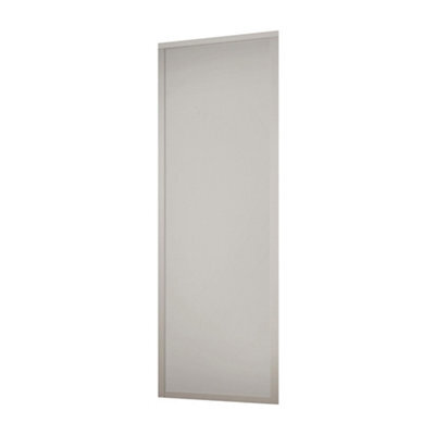 Spacepro 1 Panel Matt Dove Grey Sliding Wardrobe Door (H)2220mm (W)610mm - image 1