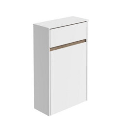 Plum&clay Norton White & Oak Back To Wall Toilet Wc Unit - thumbnail 2