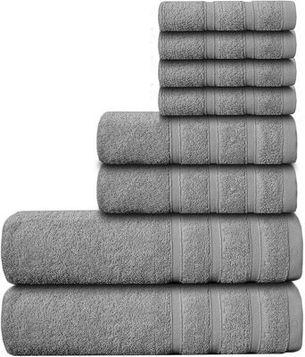 Casabella Luxury 100% Egyptian Cotton Towel Bale 8 Pieces 550 Gsm - image 1