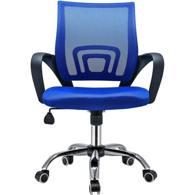 Swivel Office Chair With Adjustable Height Breathable Mesh Back - image 1