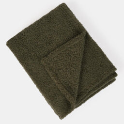 Ohs Teddy Fleece Blanket Large Throw Over Bed, Green - 200 X 240Cm - thumbnail 5