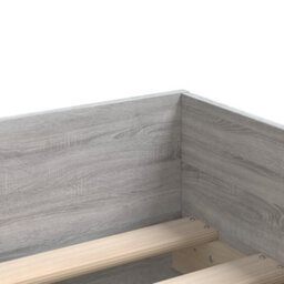 Berkfield Bed Frame With Drawers Without Mattress Grey Sonoma 90X190 Cm Single - thumbnail 9