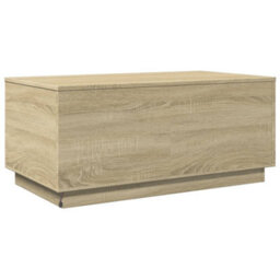 Berkfield Coffee Table With Led Lights Sonoma Oak 90X50X40 Cm - thumbnail 9