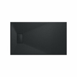 Sundaze 1200 X 700mm Smc Black Rectangle Slate Effect Bathroom Shower Tray - thumbnail 3