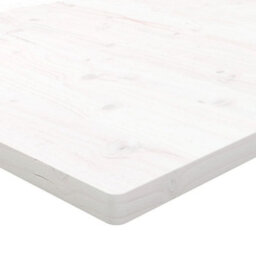 Berkfield Table Top White 70X70X2.5 Cm Solid Wood Pine Square - thumbnail 5