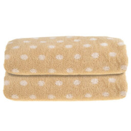 Allure Bath Fashions Patterned Polka Dot Bath Towel Pack Of 2 - Stone - thumbnail 1