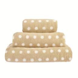 Allure Bath Fashions Patterned Polka Dot Bath Towel Pack Of 2 - Stone - thumbnail 5