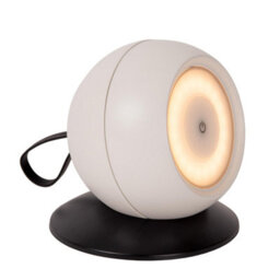 Lucide Lunex - Wall Light Outdoor - Led Dim. - 1X2W 3000K - Ip54 - With Magnetic Mounting System - White - thumbnail 5