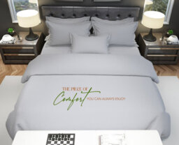 MistyMorning Super King Duvet Set Cover 3Pcs (260X220Cm) With Pillowcases - thumbnail 5