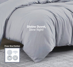 MistyMorning Super King Duvet Set Cover 3Pcs (260X220Cm) With Pillowcases - thumbnail 4