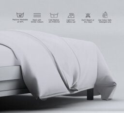 MistyMorning Super King Duvet Set Cover 3Pcs (260X220Cm) With Pillowcases - thumbnail 7