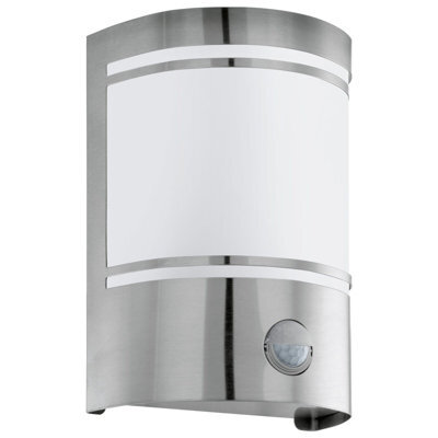 Ip44 Stainless Steel Outdoor Wall Light With Pir Motion Sensor For E27 Bulb - image 1
