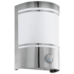 Ip44 Stainless Steel Outdoor Wall Light With Pir Motion Sensor For E27 Bulb - thumbnail 1