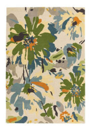 Floral Green Multi Wool Luxurious Modern Easy To Clean Handmade Rug For Dining Room Bldroom And Living Room-160Cm X 230Cm - thumbnail 6