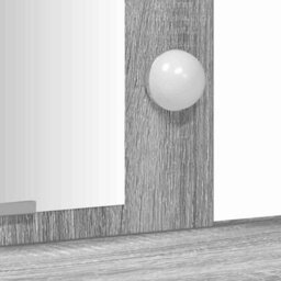 Walplus Dressing Table With Door Grey 102 X 33 X 135 Cm Engineered Wood - thumbnail 8