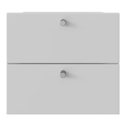 GoodHome Konnect Modular Matt Light Grey Slab Internal Modular Drawer (H)323mm (W)322mm (D)322mm, Pair - thumbnail 2