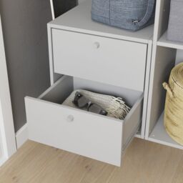 GoodHome Konnect Modular Matt Light Grey Slab Internal Modular Drawer (H)323mm (W)322mm (D)322mm, Pair - thumbnail 5