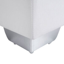 Beliani Divan Bed Faux Leather President 140 X 200 Cm (Eu Double) White - thumbnail 6