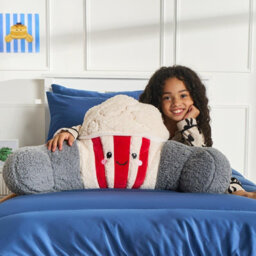 Ohs Poppy The Popcorn Cuddle Cushion Novelty Reading Pillow - thumbnail 4