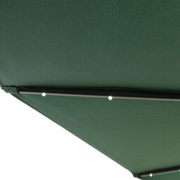 Rinse Bathrooms Green Garden Parasol With Solar Powered Lights With Tilt And Crank Handle Outdoor Patio Umbrella Mechanism 2.5M - thumbnail 8