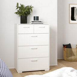 Furniture To Go Sofia Chest 3 + 2 Drawers White - thumbnail 8
