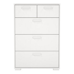 Furniture To Go Sofia Chest 3 + 2 Drawers White - thumbnail 2