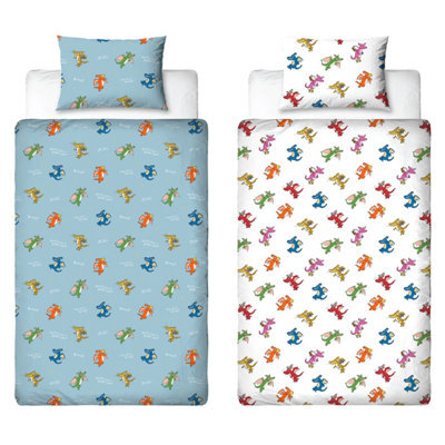 Gruffalo & Friends Zog Stars Single Duvet Cover Set - image 1