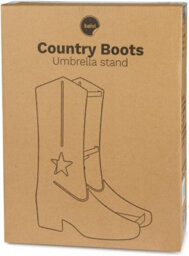 Balvi Pink Country Cowgirl Boot Umbrella Stand With Metal Water Tray - thumbnail 5