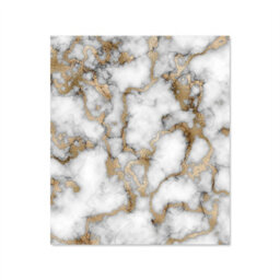 Choose Your Print Premium 59.5 X 74.5Cm White Gold Marble 6mm Glass Toughened Kitchen Splashback - thumbnail 2