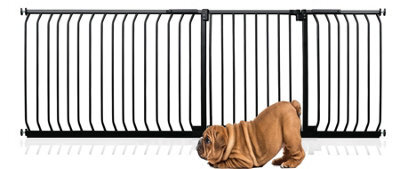 Bettacare Elite Pressure Dog Gate, 207Cm - 216Cm, Matt Black, Pressure Fit Pet Gate For Dog And Puppy - image 1