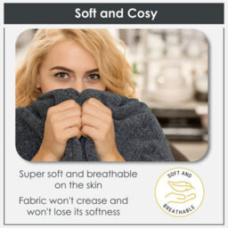 Emma Barclay Darcy Tassel Blanket/throw For Sofa Chair Bed Charcoal 150X200Cm - thumbnail 7